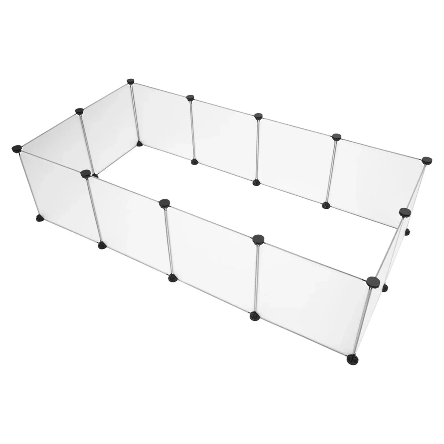 Pet Playpen, Portable Large Plastic Yard Fence Small Animals, Puppy Kennel Crate Fence Tent - The Paw Tech