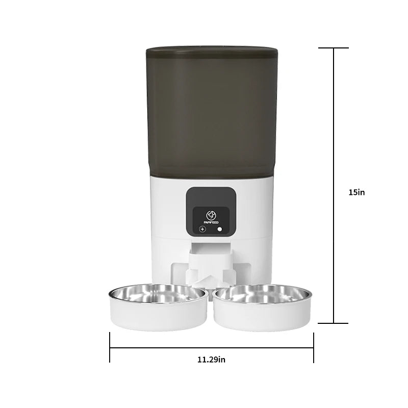 PAPIFEED Smart Automatic Cat and Dog Food Dispenser 7L Large Capacity WiFi Connected Timer Dosing - The Paw Tech