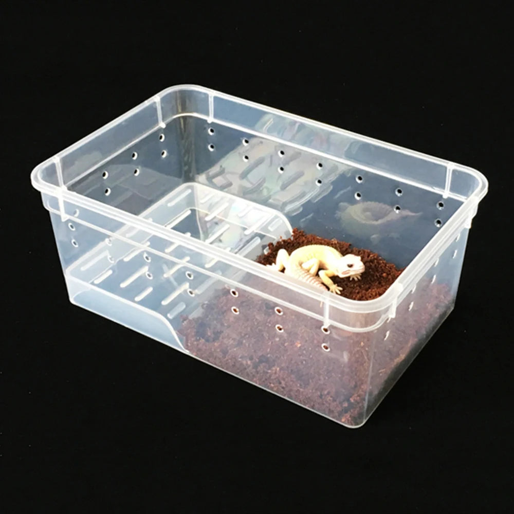 Loyalheartdy 8 Grid Reptile Enclosure Cage Gecko Lizard Pet Snake Terrarium Fish Tank Breeding Box with Heating Pad - The Paw Tech