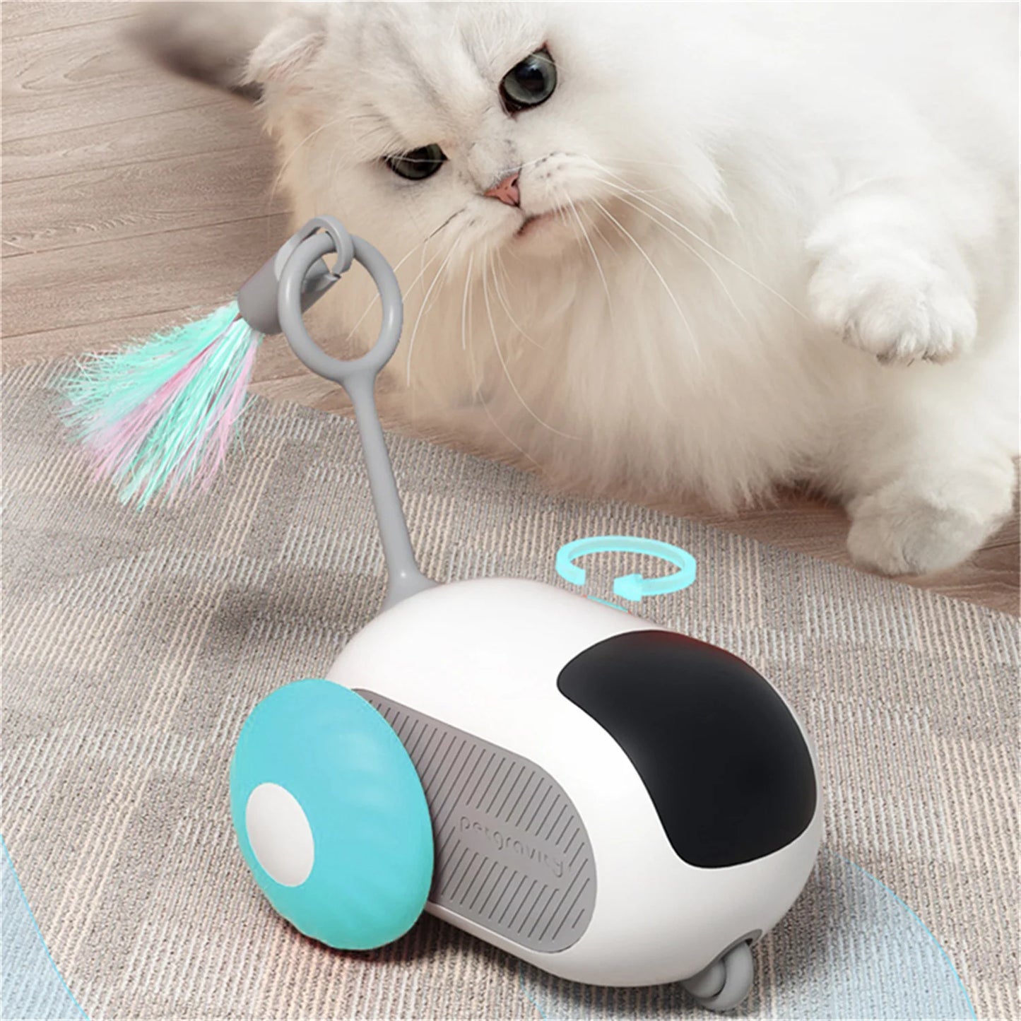 1pc Interactive Automatic Cat Mice Car Toy and Cat Ball - The Paw Tech