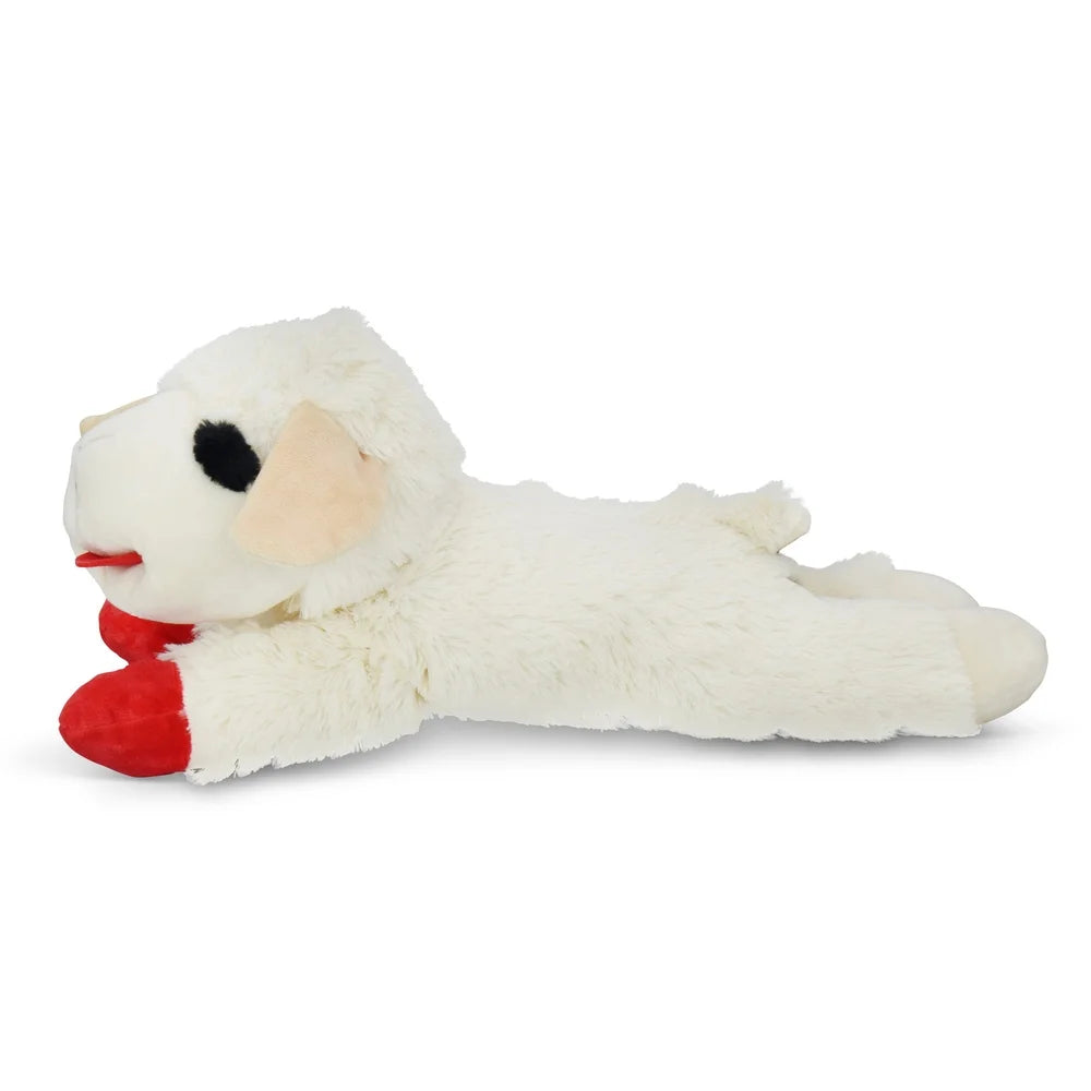 Jumbo Lamb Chop Plush Dog Toy with Squeaker 18 inches Super Soft Cuddly Dog Toy Toss Fetch Play Ideal All Dog Sizes
