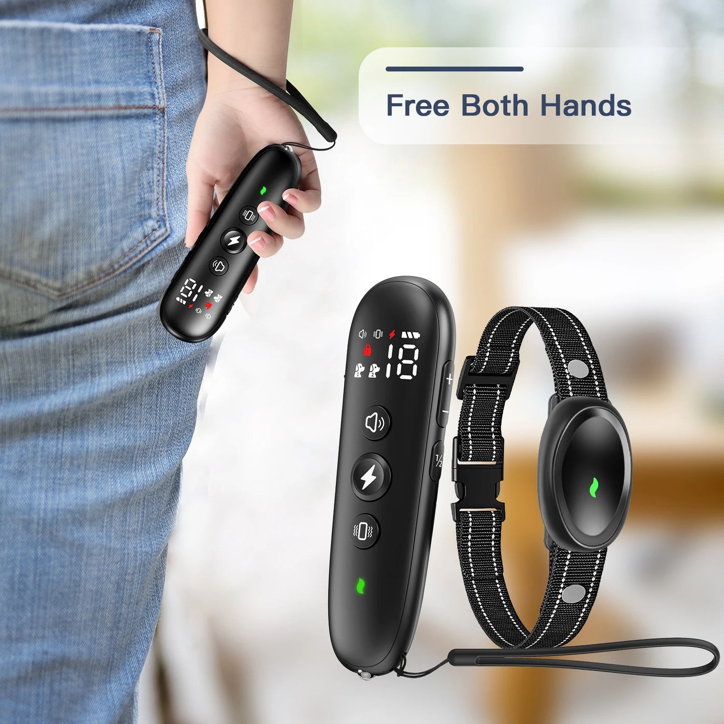 Dog Shock Collar With Remote Waterproof Training Collar For Medium And Large Dogs