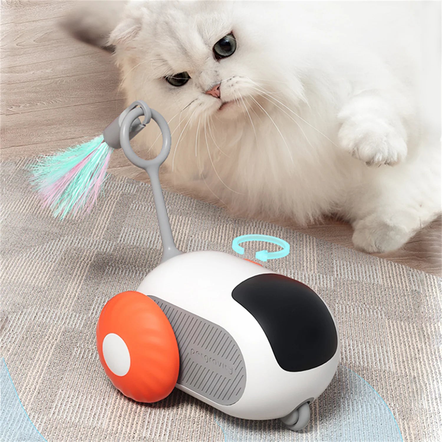 1pc Interactive Automatic Cat Mice Car Toy and Cat Ball - The Paw Tech