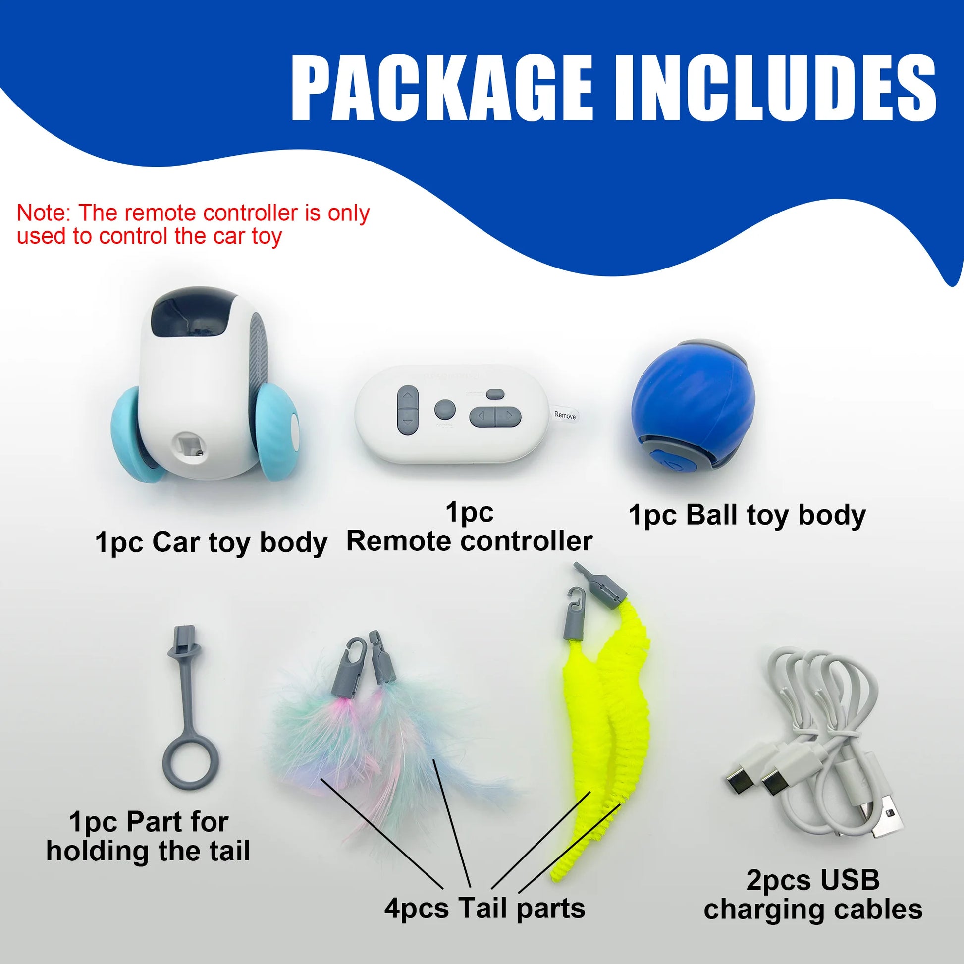 1pc Interactive Automatic Cat Mice Car Toy and Cat Ball - The Paw Tech