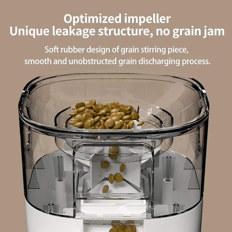 PAPIFEED Smart Automatic Cat and Dog Food Dispenser 7L Large Capacity WiFi Connected Timer Dosing - The Paw Tech