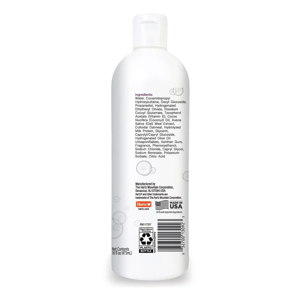True Coat Dog Shampoo Short Smooth Coat Nourishing Oat Milk Coconut Oil Vitamin E Natural Ingredients Gentle Clean Hydrated Skin