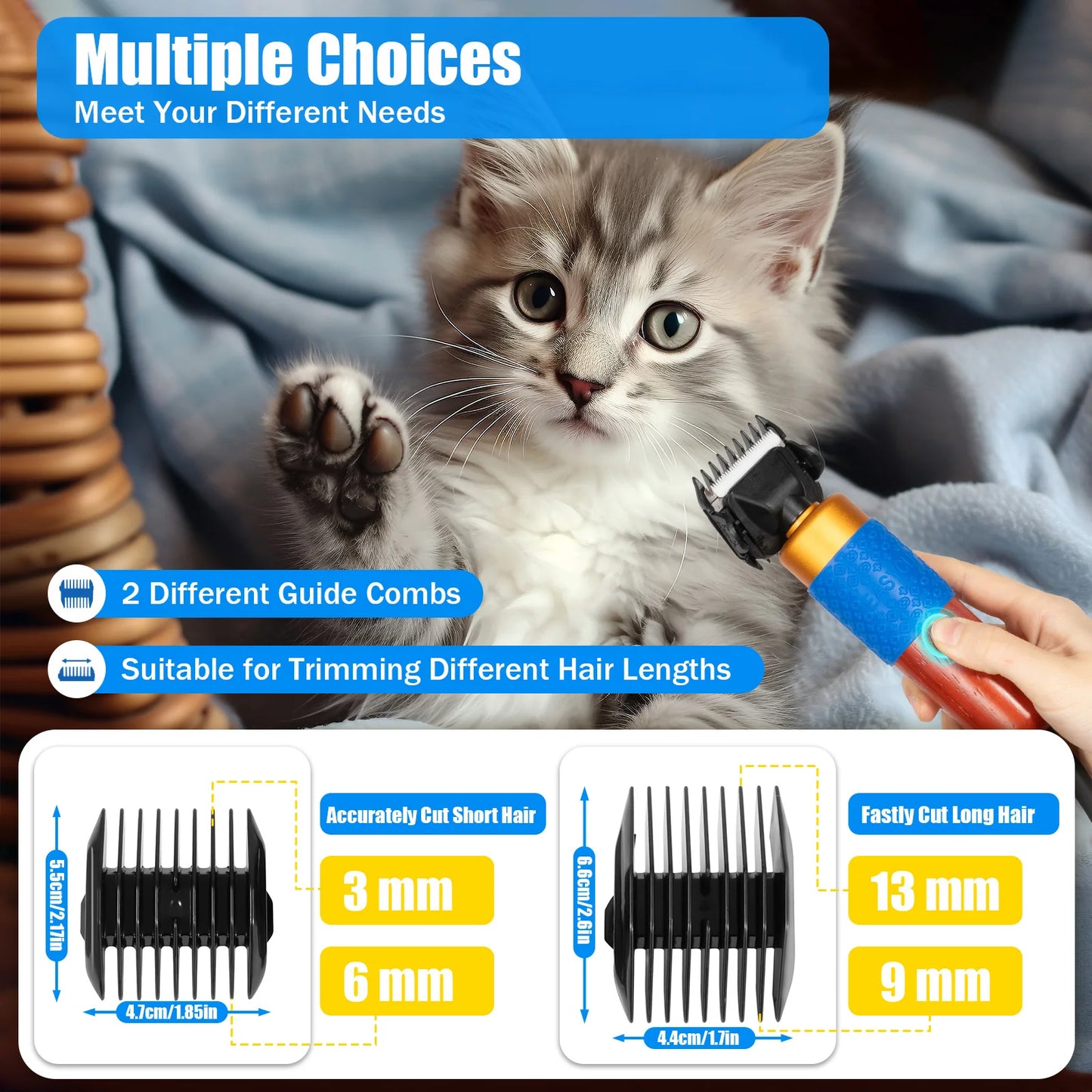 Electric Animal Fur Shears for Sheep Goat Dogs and Rabbits Grooming Clipper