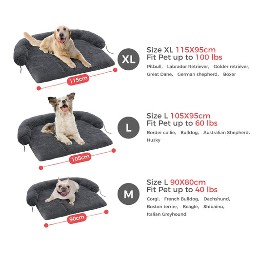 Fluffy Dog Bed Mat Portable Dog House Winter Warm Pet Blanket Washable Soft Coral Fleece Sleeping Pad for Dogs and Cats