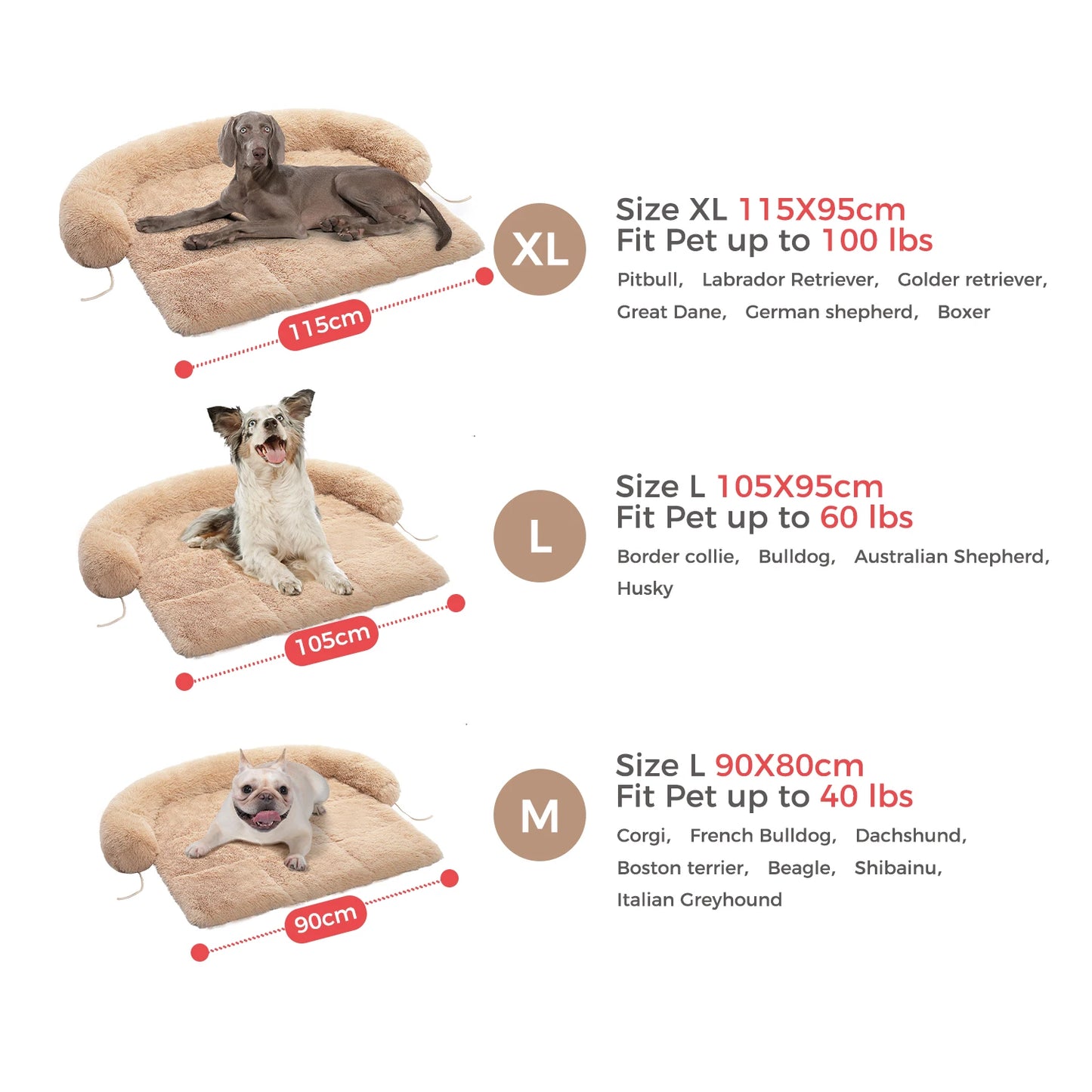Fluffy Dog Bed Mat Portable Dog House Winter Warm Pet Blanket Washable Soft Coral Fleece Sleeping Pad for Dogs and Cats