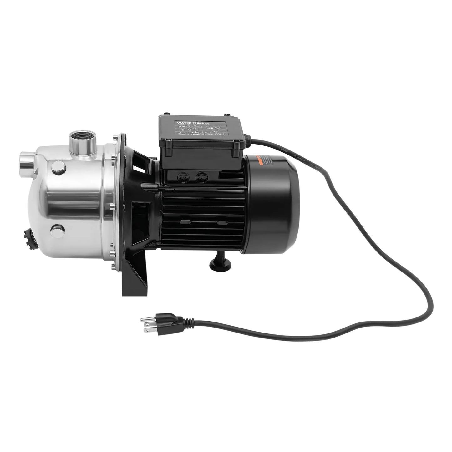 Solar Water Pump with 1100W Motor, 1200GPH Flow Rate, Low Noise, Cast Iron and Stainless Steel Build - The Paw Tech