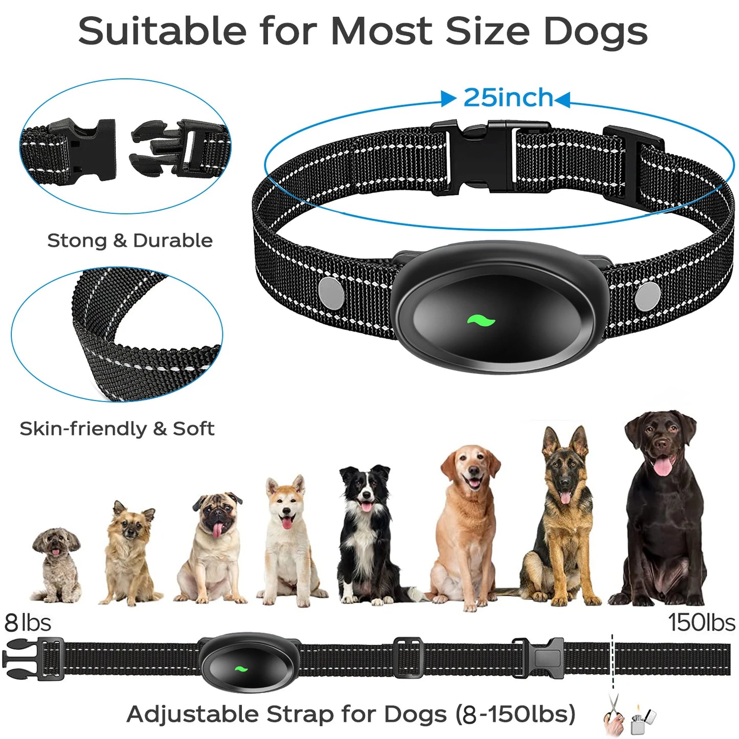 Dog Shock Collar With Remote Waterproof Training Collar For Medium And Large Dogs