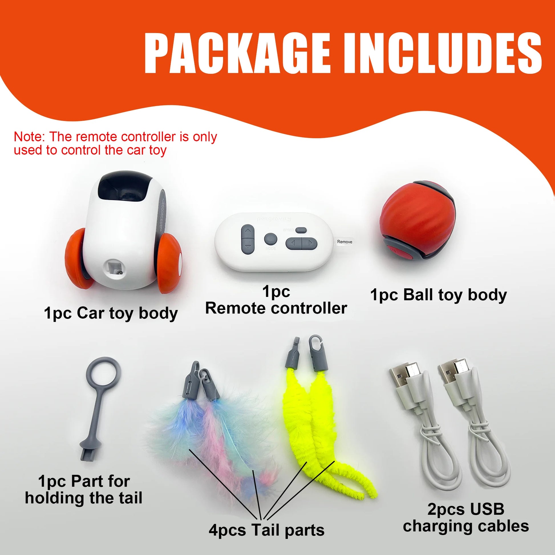 1pc Interactive Automatic Cat Mice Car Toy and Cat Ball - The Paw Tech
