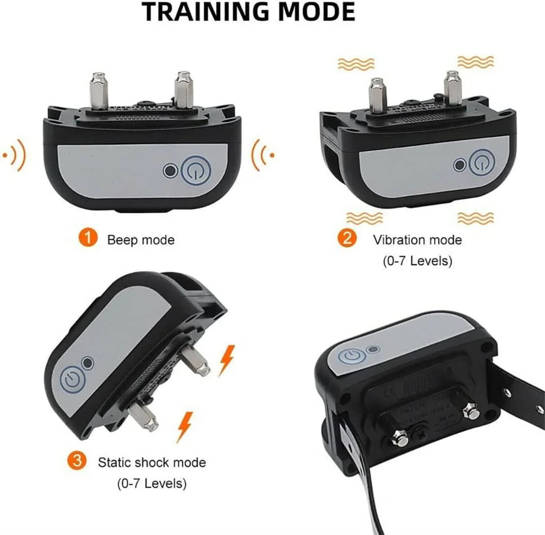 Wireless Dog Fence Electric Pet Containment System Shock Collars For 3 Dogs - The Paw Tech