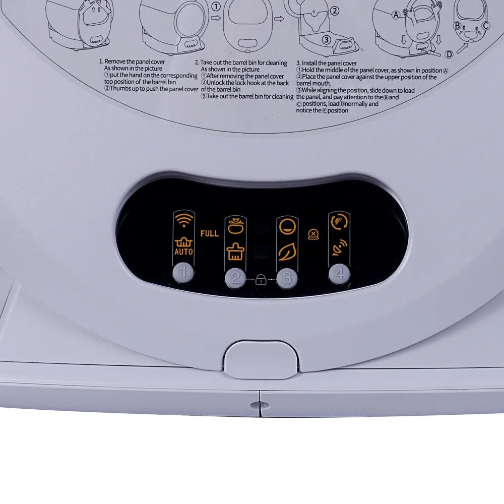 Automatic Self Cleaning Cat Litter Box with App Control and Auto Scooping Odor Removal 2.4G WiFi Smart Pet Toilet