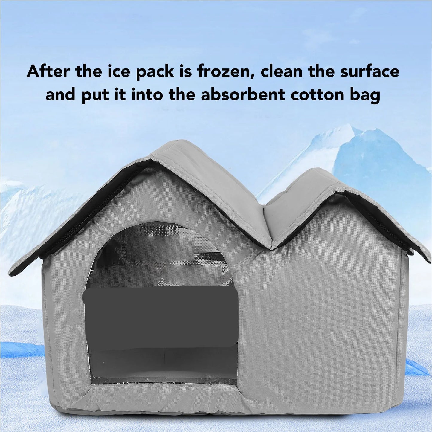 Cat Cooling House Long Lasting Cooling Oxford Cloth Bite Resistant  Pet Cooling House for Cat Dog Cat Ice Cooling House - The Paw Tech
