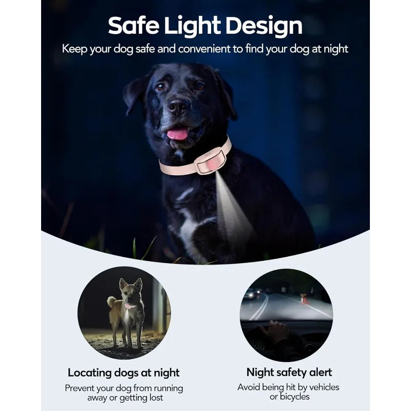 Dog Training Collar 4200FT Remote with 3 Training Modes Electric Collar LED Light IPX8 Waterproof Rechargeable for Small Medium Large Dogs - The Paw Tech